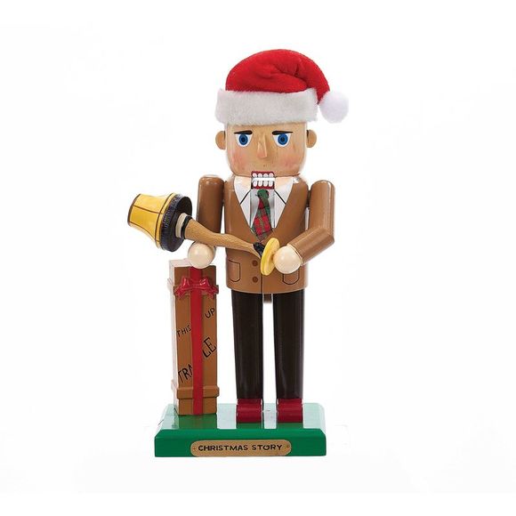 11" A Christmas Story Mr. Parker With Leg Lamp Nutcracker - Picture 1 of 3